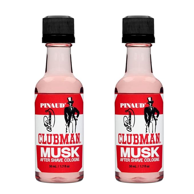 Clubman Musk After Shave Lotion 1.7 fl. Oz x 2 packs