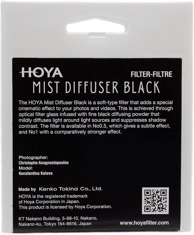 Hoya 82mm Mist Filter Black Diffuser No. 0.5 - Image 5