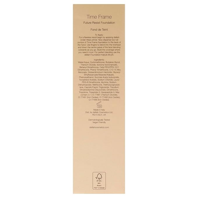 delilah Future Resist Foundation Shade Lace, 1.28 oz