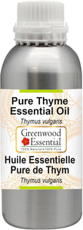 Greenwood Essential Thyme Essential Oil (Thymus vulgaris) Steam Distilled 1250ml (42.2 oz)