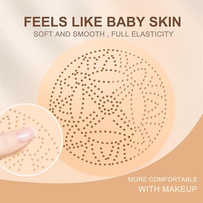 Mushroom Head Air Cushion CC Cream - BB Cream Face Makeup Foundation for Mature Skin Moisturizing Concealer Brighten Long-Lasting, Even Skin Tone for All Skin Types (Medium)
