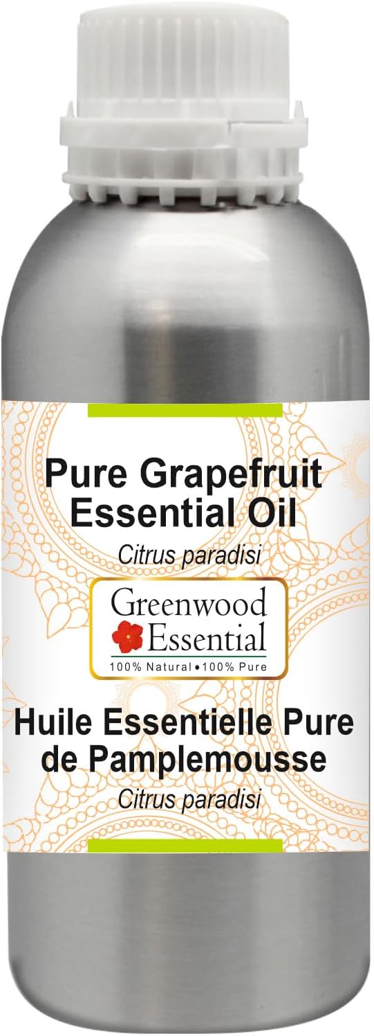 Greenwood Essential Pure Grapefruit Essential Oil (Citrus paradisi) Steam Distilled 630ml (21.3 oz)