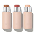 EarthsCure Glow Trio - 3 Piece Set. Contains a Bronzer, Blush, and Highlighter. Buildable Cream Sticks For a Luminous, Natural, and Youthful Look