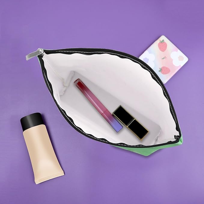 Sazuwu Grandma Green Makeup Bag for Grandmother Nana Gifts from Grandkids Cosmetic Bag Mothers Day Birthday Present Travel Pouch