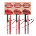 Matte Lip Liner Pencil Set 3 Pack, Long-Lasting Waterproof Lip Liners, Smudge-Proof and High Pigment Lip Liner Kit, Smooth Application for Defining & Shaping Lips, Non-Fading Matte Finish-3#