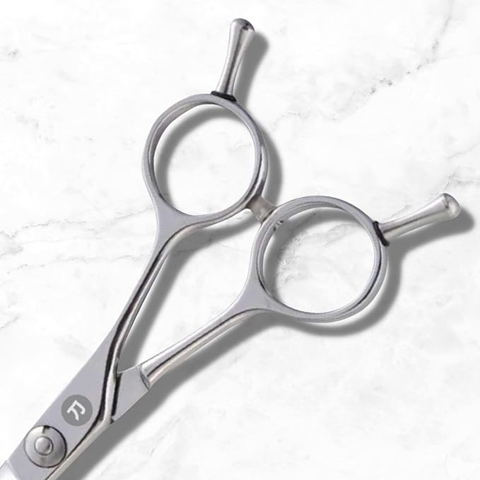 Saki Shears Odachi 5.5" Hair Cutting Scissors/Shears - Straight Handles - Dual Tangs - Zero Offset - Lightweight Hair Scissors for Professionals - Japanese 440C Steel - For Barbers and Hairdressers