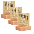 Natural Honeysuckle Sugar Bar Soap - Gentle Cleansing for Sensitive Skin, Sweet and Vanilla - 3 Pack