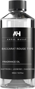 Baccarat Rouge 540 Diffuser Oil 500mL - Home Luxury Scents Refill - Antal Hayat Diffuser Oil - Luxury Hotel Inspired Aromatherapy - Baccarat Rouge Fragrance for Home - Inspired by Baccarat Perfume