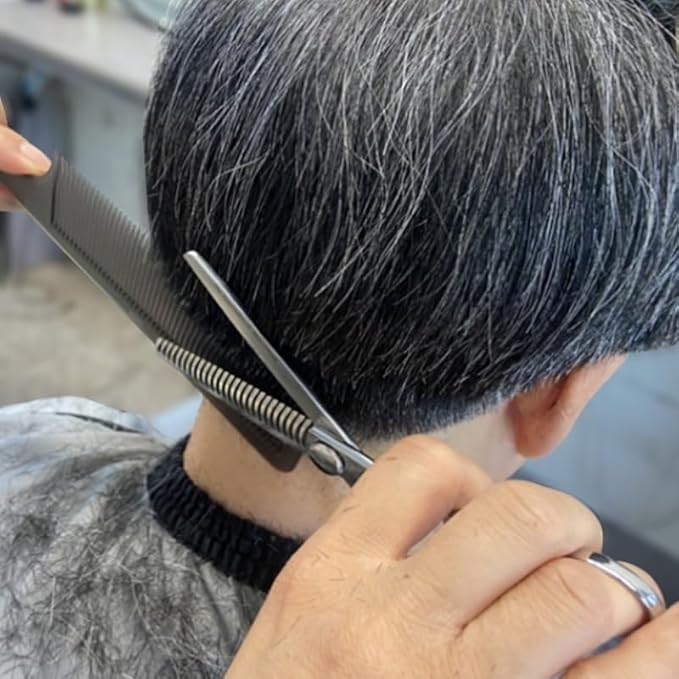 Professional Thinning Shears for Hair Cutting with Ultra Sharp Convex Blade, Cobalt Alloy Stainless Steel for Barber Haircut Scissors Teeth Shears Texturizing Scissors for Men Women Salon Home Use