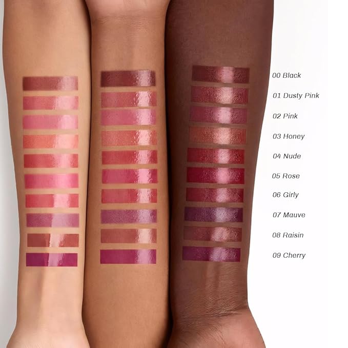 Kaely Rose Honey Lipstick Tinted Lip Balm, Hydrating Shine Lipstick for Women Dry Lips, Moisturizing Nourishing Glossy Lip Gloss Stain Makeup, Sheer Lightweight, Vegan & Cruelty-Free, 05
