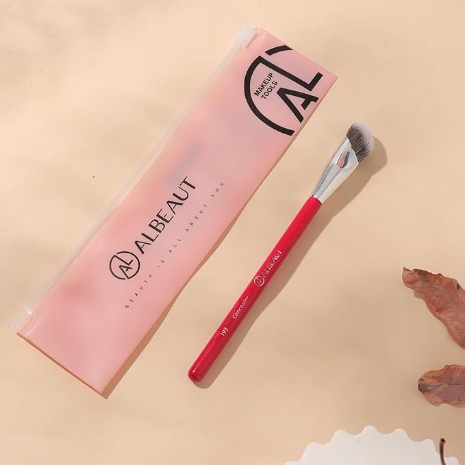 Concealer Brush, Under Eye Makeup Small Angled Precision Face Blending Brush (193 concealer brush-Limited Edition)