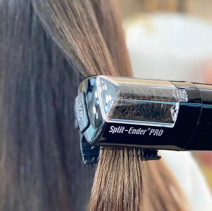 Split-Ender PRO - Professional Hair Trimmer with Charging Station, Automatic Split End Remover for Frizzy, Dry, Damaged, Colored, Broken, Curly, Straight or Bleached Hair Types, Hair Styling Tool