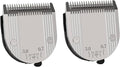 Audoc 5 in 1 Blades Adjustable Dog Grooming Replacement Blades Compatible with Wahl Animal Clipper Arco, Bravura, Chromado, Creativa, Figura, and Motion Pet, Dog, and Horse (Silver/2PC)