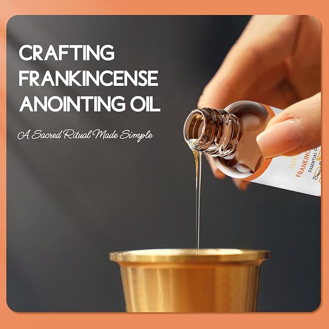 Frankincense Essential Oil – 100% Pure Aromatherapy Oil for Diffuser, Candle, Soap Making, DIY Use – 1 oz