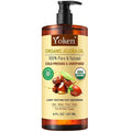 USDA Organic Jojoba Oil Cold Pressed 8 fl oz, 100% Pure & Natural Unrefined Jojoba Oil for Face Hair & Skin Massage, Hexane Free, Deeply Moisturizing Body Carrier oils Multi-Purpose Serum