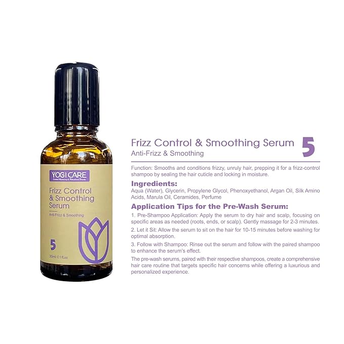 Aroma Therapy Pre-Wash Hair Oil Serum 30ml / 1 Fl.oz (Anti-Frizz & Smoothing)