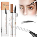 Eyebrow Pencil, Microblading Eyebrow Pencils for Women, Premium Magic 3D Waterproof Microblading Eyebrow Pen 4 Fork Tip Tattoo Pencil, Eye Brow Makeup Long-Lasting for Women (Black)