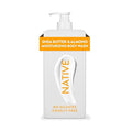 Native Moisturizing Body Wash Contains Naturally Derived Ingredients | For Women & Men, Sulfate, Paraben, & Dye Free Leaving Skin Soft and Hydrated | Shea Butter & Almond 18 oz