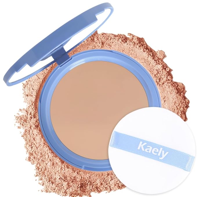Oil Control Matte Perfection Face Powder Compact For Women, Matte Smooth Flawless Setting Powder Makeup, Polvo Compacto De Maquillaje, Waterproof Long Lasting, 0.35Oz, (140 Golden Beige, 1)
