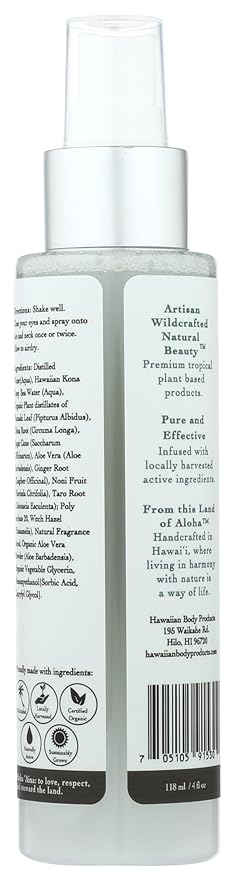 Ola Tropical Apothecary Plumeria Scented Deep Sea Mist - 4 Fl Oz