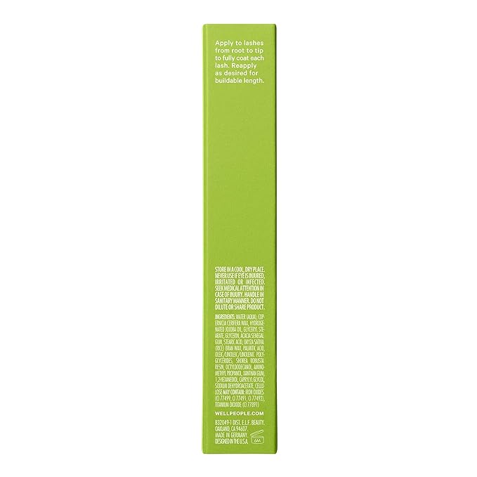 Well People Expressionist Lengthening Mascara, Mascara For Long, Nourished Lashes, Smudge- and Transfer-Resistant Formula, Vegan & Cruelty-free, Brown