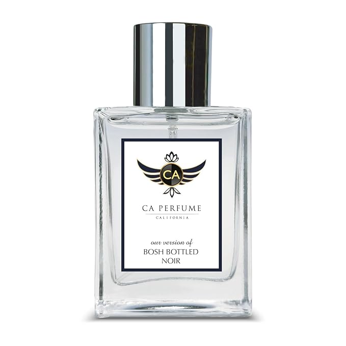 CA Perfume Impression of Bosh Bottled Noir for Men Woody Aromatic Fragrance Long Lasting Mens Cologne Eau De Parfum 1.7 Fl Oz 50ml
