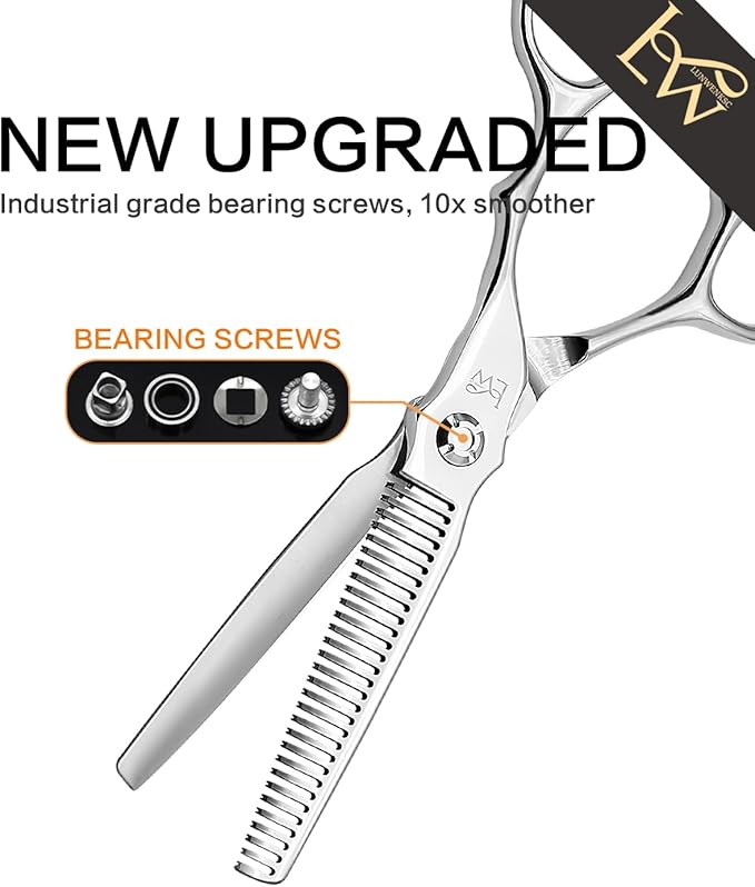 Professional Thinning Shears 6 Inch,Undergoes Rigorous 238-Step Process,Professional Hair Scissors For Women & Men,440C Steel,1 Pack