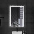 500 X800 mm Illuminated Backlit LED Bathroom Mirror, Wall Mounted Multifunction by JSLJDM