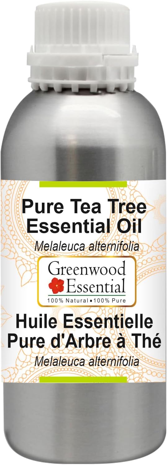 Greenwood Essential Tea Tree Essential Oil (Melaleuca alternifolia) Steam Distilled 1250ml (42.2 oz)