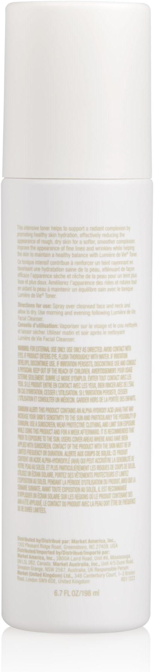 Lumiere De Vie Toner - Single Bottle 6.7 Fl.oz/198 M