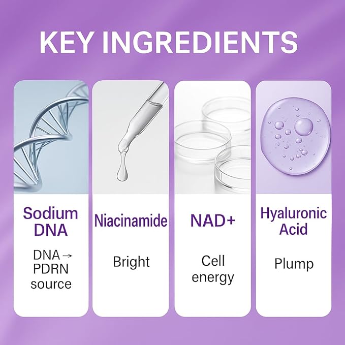 Mtmult NAD+ PDRN Toner – Hydrating Toner for Glowing, Firm Skin | Fights Wrinkles & Fine Lines | with Salmon DNA, 50 Peptides, Niacinamide, Hyaluronic Acid, NAD+, Sodium DNA for Dry Skin