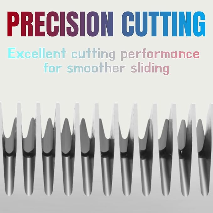 Size 30W+10W+7FW+5FW+4FW Detachable Dog,Cat,Sheep & Horse Grooming Wide Blades Set,Compatible with Andis,Oster A5,Wahl KM10 Series Clippers,Cut Length 1/50"(0.5mm) to 3/8”(9.5mm),5 Pack