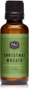 P&J Fragrance Oil - Christmas Wreath Scent, 30ml