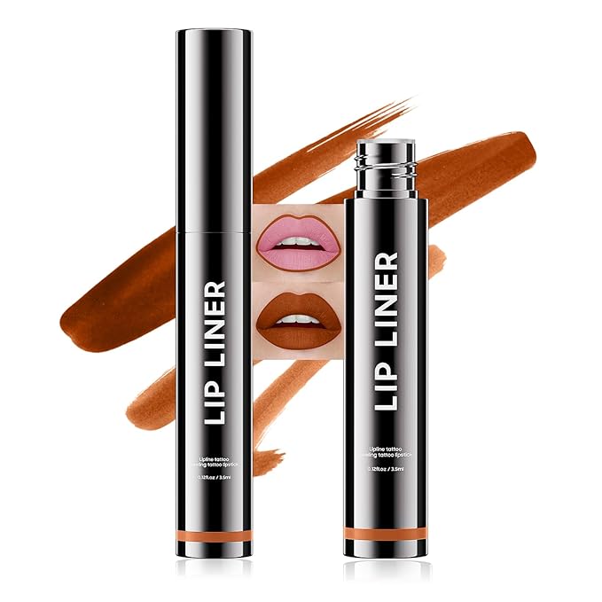Lip Stain Peel Off - Waterproof Lip Liner, Long Lasting Transfer Proof & Smudge-Proof Lip Liner Stain Moisturizing Easy to Use Natural Lip Color (Cocoa)