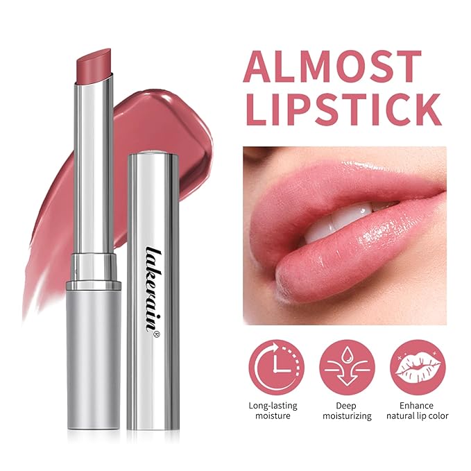 WEEMAY Honey Noir Pink Honey Lip Gloss, Deep Moisturizing Tinted Lip Balm, Nourishing honey Noir Lipstick, Pink Lip Gloss, Hydrating Lipgloss for All Skin Tones