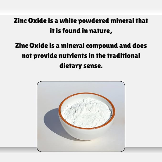Zinc Oxide Powder 1lb - Body Cream Powder Pure Bulk Ingredients | Non Nano & Uncoated | Added to DIY Essentials Soaps Lotions | Pure & Versatile (16 Ounces) [Packaging may vary]