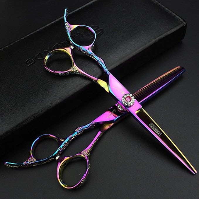 6 Inch Professional Hairdresser Scissors Left Handed Hairdresser Scissors Set