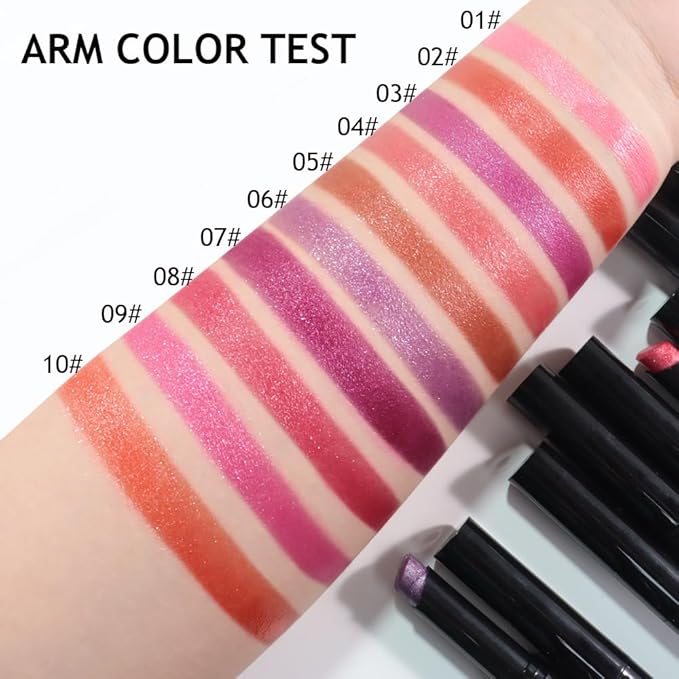 Warm Brown Metallic Lipstick for Women,Lightweight Comfortable Non-Drying Shimmer Frosted Lipstick,Glitter Lip Gloss Stain Long Lasting Waterproof Smudge Proof 24 Hour Full Coverage Lip Makeup,Vegan
