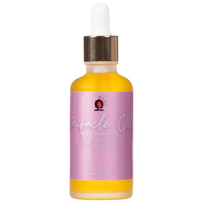 Ethnic Gals Hair Growth Oil, Natural Hair Growth Treatment, Nourishing Scalp Oil for Strength and Shine, 4oz