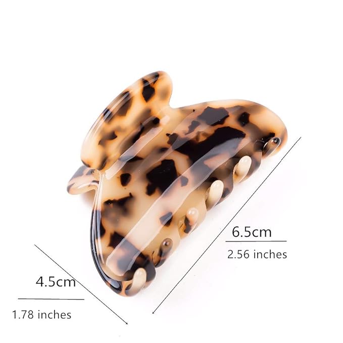 Handmade Celluloid Acetate French Design Barrettes Tortoise Shell Claws Hair Claw Luxury Fashion Accessories Hair Clip for Women