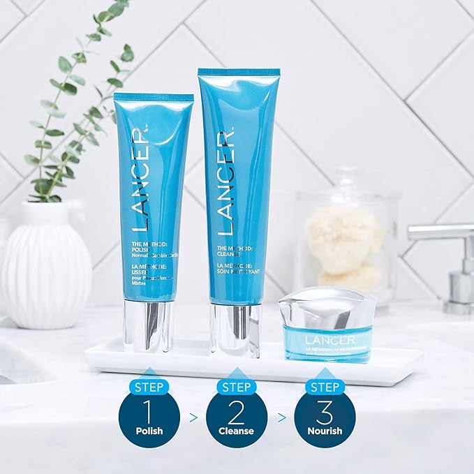 Lancer Skincare The Method: Nourish,Skincare for Face, Facial Moisturizer for Normal or Combination Skin, Bonus Size (3.4 oz)