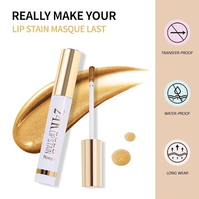 Lip Stain Peel Off Masque - Peel Off Lip Stain Tattoo, Peel-Off Lip Tint，Long Lasting Waterproof Transfer-proof Lip Mask Lips Stain Peel Off Lip Gloss,Stay Lip Makeup 03+04