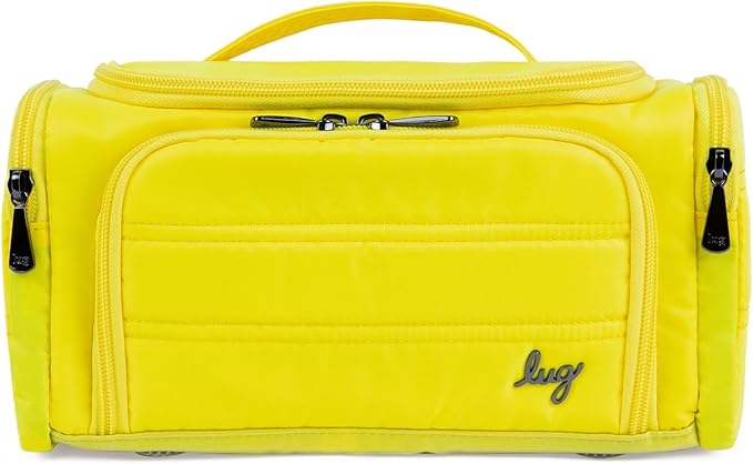 Lug Trolley Medium Cosmetic Case, YELLOW