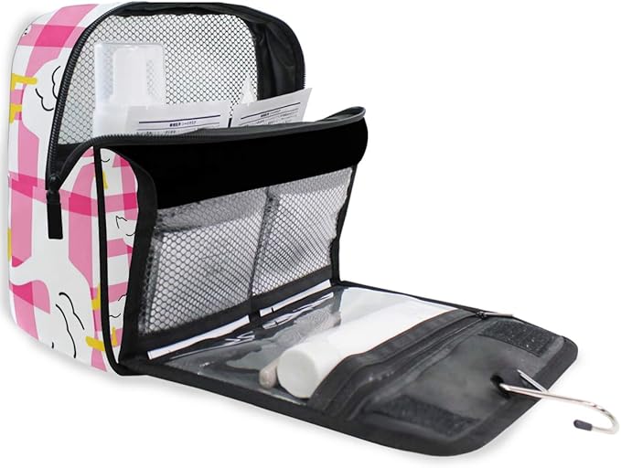 senya Hanging Travel Toiletry Bag Kit Makeup Case Cosmetics Organizer for Men Women