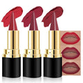 Kaely 3Pcs Gradient Matte Lipstick Lip Liner Pencil Set for Women, 2in1 Flawless Contour Gradual Ombre Effect Lip Pencil Makeup Waterproof, labiales mate 24 horas originales, 01+02+03