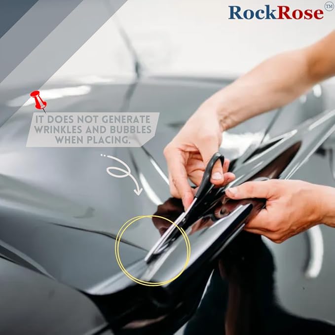 RockRose 35% Premium Carbon Car Window Tint Film 24 in x 25FT 2PLY Charcoal Privacy Film UV, Heat Blocking Tint for Car or Home Adhesive Film Easy Shrink, Plotter Friendly Pro Grade