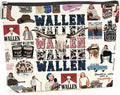 Inspired Western Makeup Bag Country Music Lovers Gift Vintage Western Decor Cowboy Cosmetic Bag for Fans Coworker Girls BFF Daughter Birthday Christmas Friendship Gifts for Women Friends
