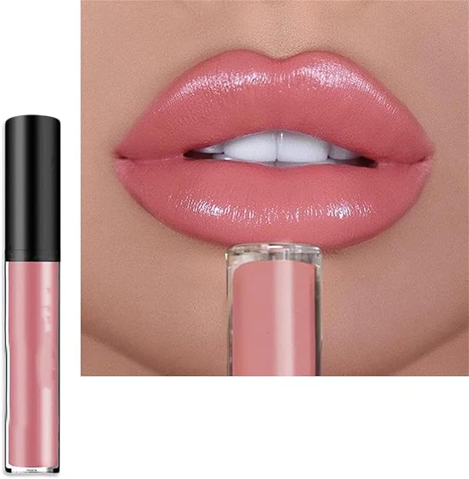 12 Colors Lips Staining Lip Oil, 2025 Upgrade Cream Texture Lipstick Long-Lasting Moisturizing Lip Oil, Waterproof Lipstick Creamy Lip Gloss Non-stick to Cup (#04, One Size)