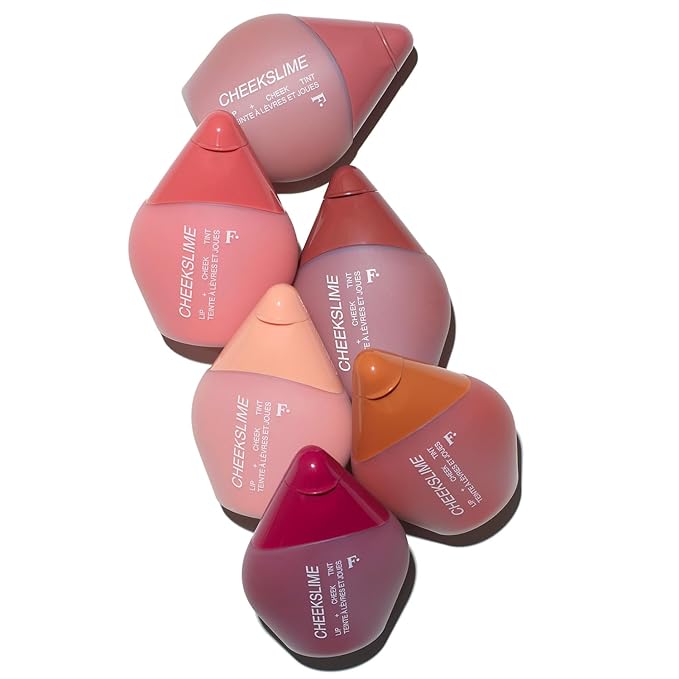 Freck Beauty CHEEKSLIME Lip & Cheek Tint - Liquid Cream Blush, High Impact Pigments, Blends Seamlessly, Dries Down to Natural Flush for All Skin Tones | BIG THRILLS (Warm Deep Rose)