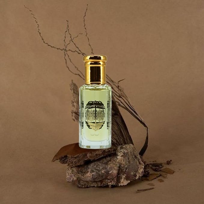 INTENSE OUD Attar Al Wardat Long Lasting Arabian Perfume Oils for Women 12ML (0.40 OZ) Fragrance Oil with Fresh Rose, Bright Bergamot & Woody Finish - Concentrated Perfume Oil in Black Gift Box